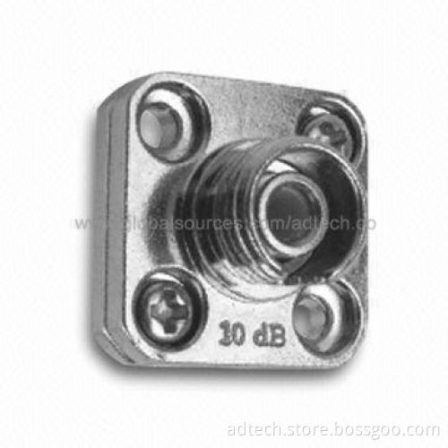 FC Adapter Type Female to Female Bulkhead Fiber-optic Attenuator, 30dB, 1310/1550Nm